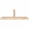 Ekena Millwork Portland Smooth Timber Gable Bracket, Douglas Fir, 48"W x 22"H x 3 1/2"D x 3 1/2"F, 11/12 Pitch GBW048X22X0404POR00SDF - alternate 4